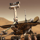 El rover Opportunity de la NASA en Marte.